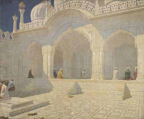Vasily Vereshchagin Pearl Mosque Spain oil painting art